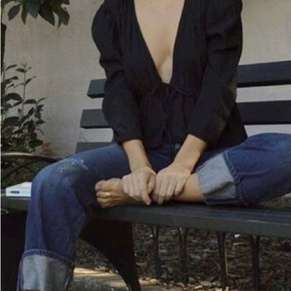 Wilfred Tie Blouse - Picture 2 of 4